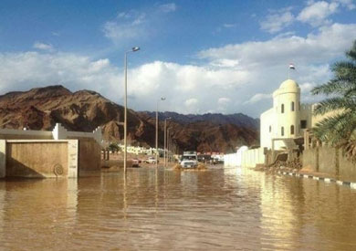 السيول في أسيوط - أرشيفية